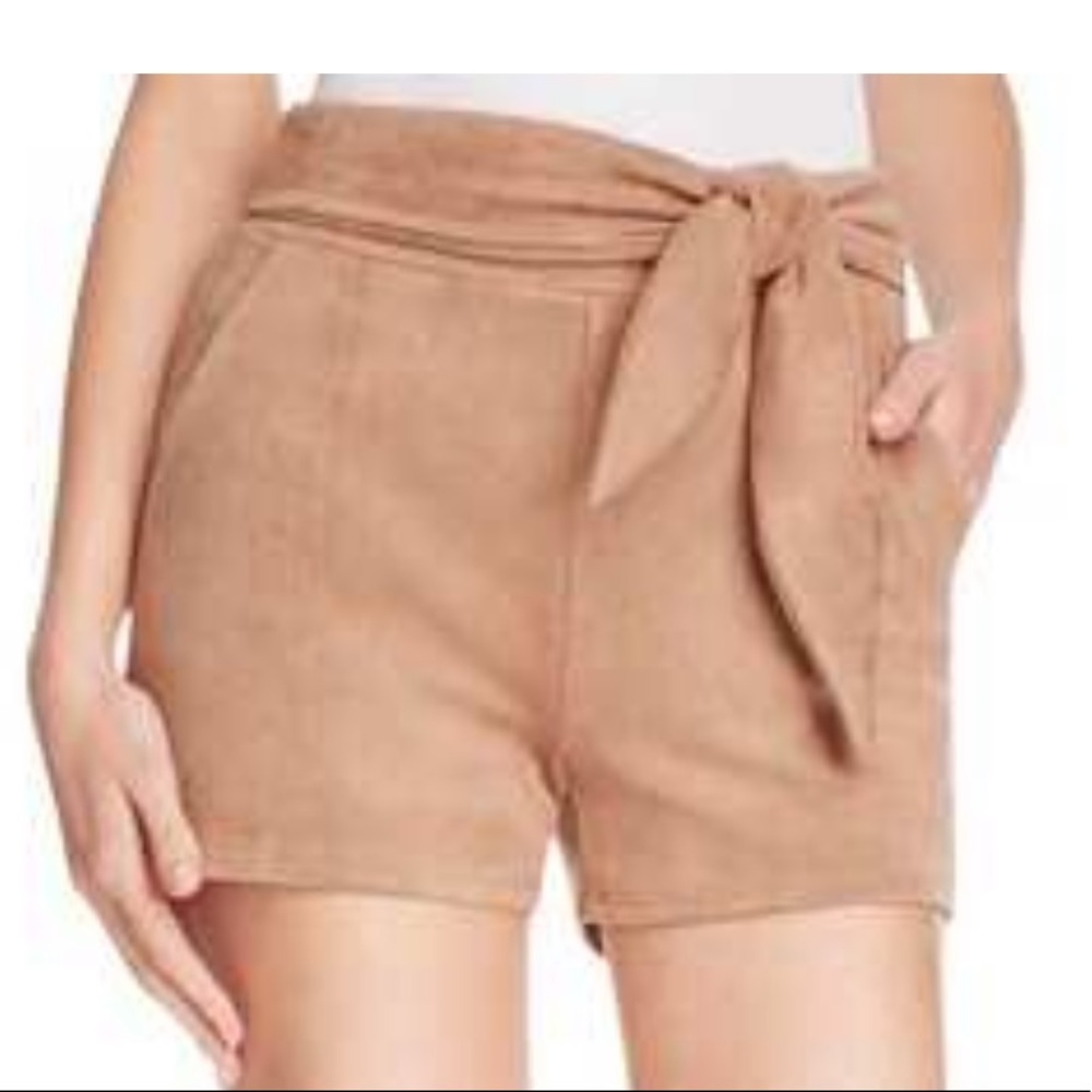 Aqua Faux Suede Shorts. NWT